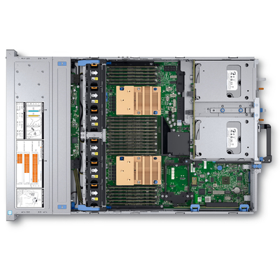 Leistungsstarker DELL PowerEdge R740xd Xeon 4214 64GB Rack 2U Server mit 2,2 GHz CPU