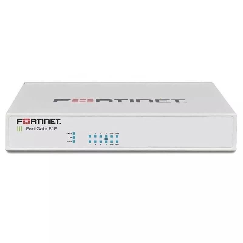 FG-81F 8 x GE RJ45 Ports 2 x RJ45/SFP geteilte Medien WAN Ports 128 GB SSD Kompaktes Design